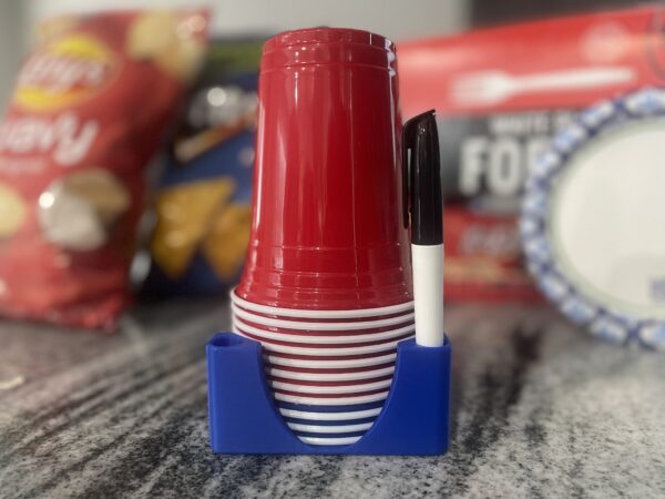 Solo Cup Holder with Marker Storage - Image 2