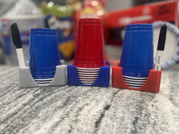 Solo Cup Holder with Marker Storage - Image 3
